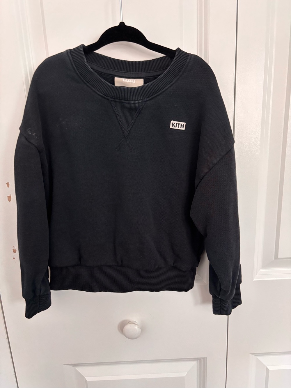 Kith Black Men's Crewneck Pullover